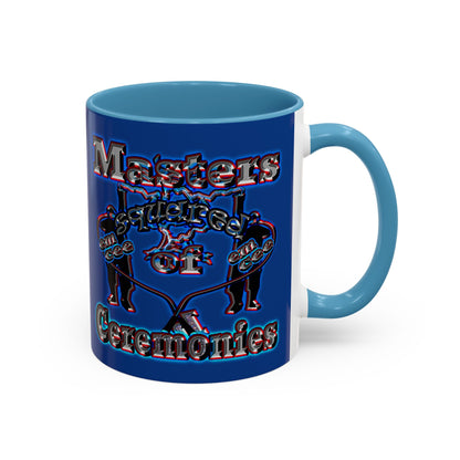 em cee squared - Accent Mug (dark blue)