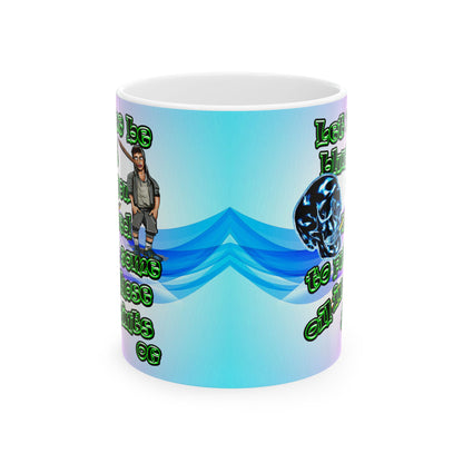og - White Mug (light blue-pink wave)