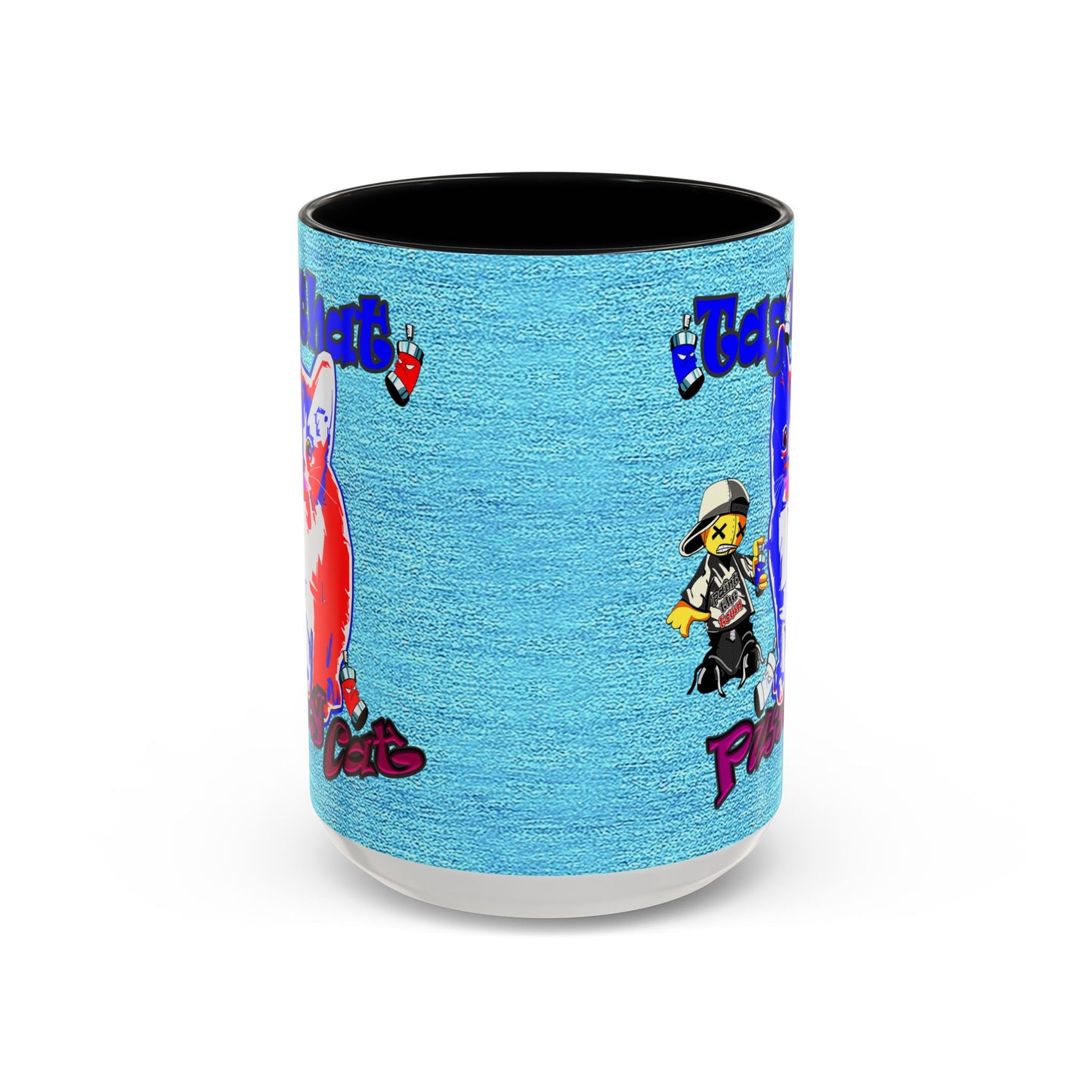 tag that - Accent Mug (faded blue)