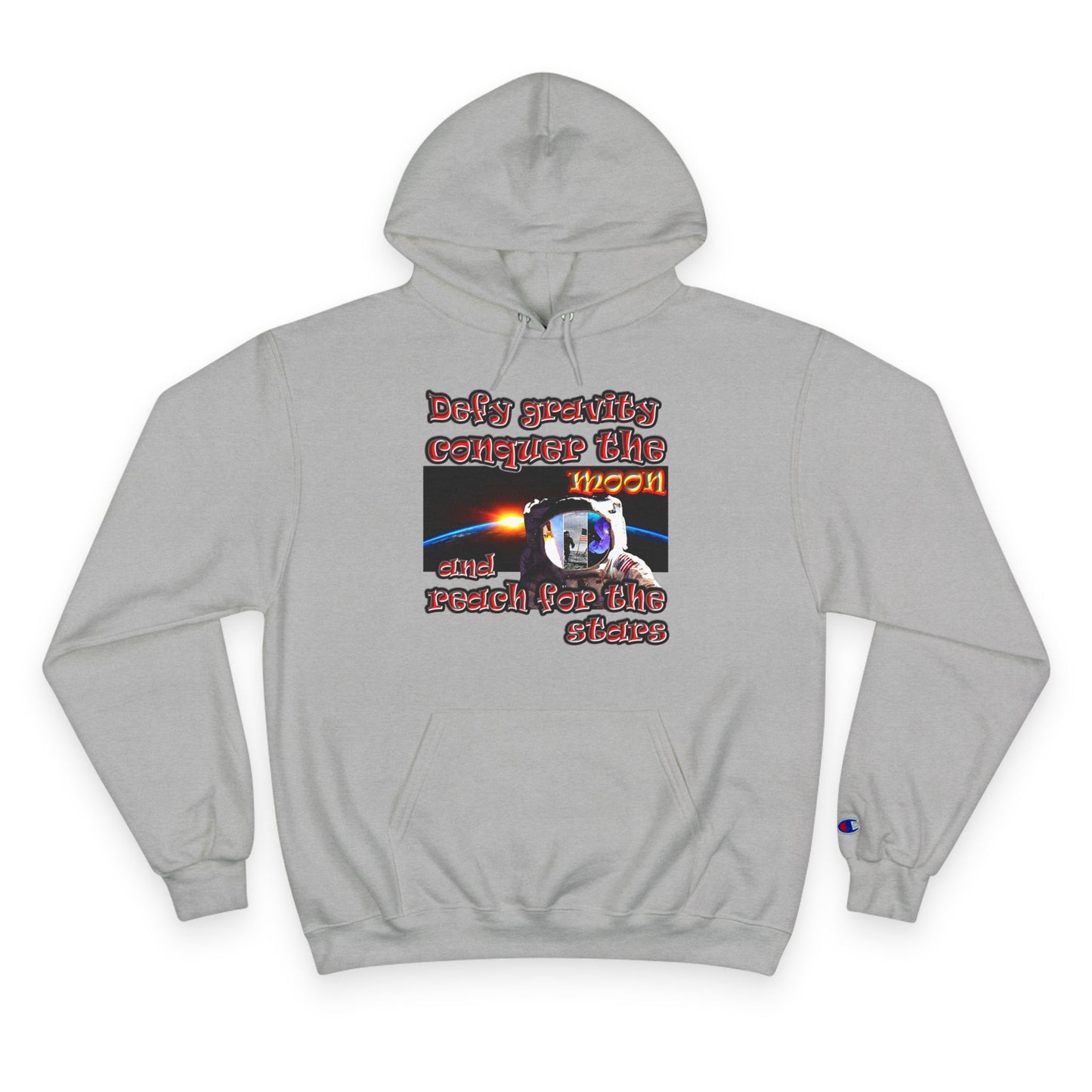 defy conquer reach - Champion Hoodie