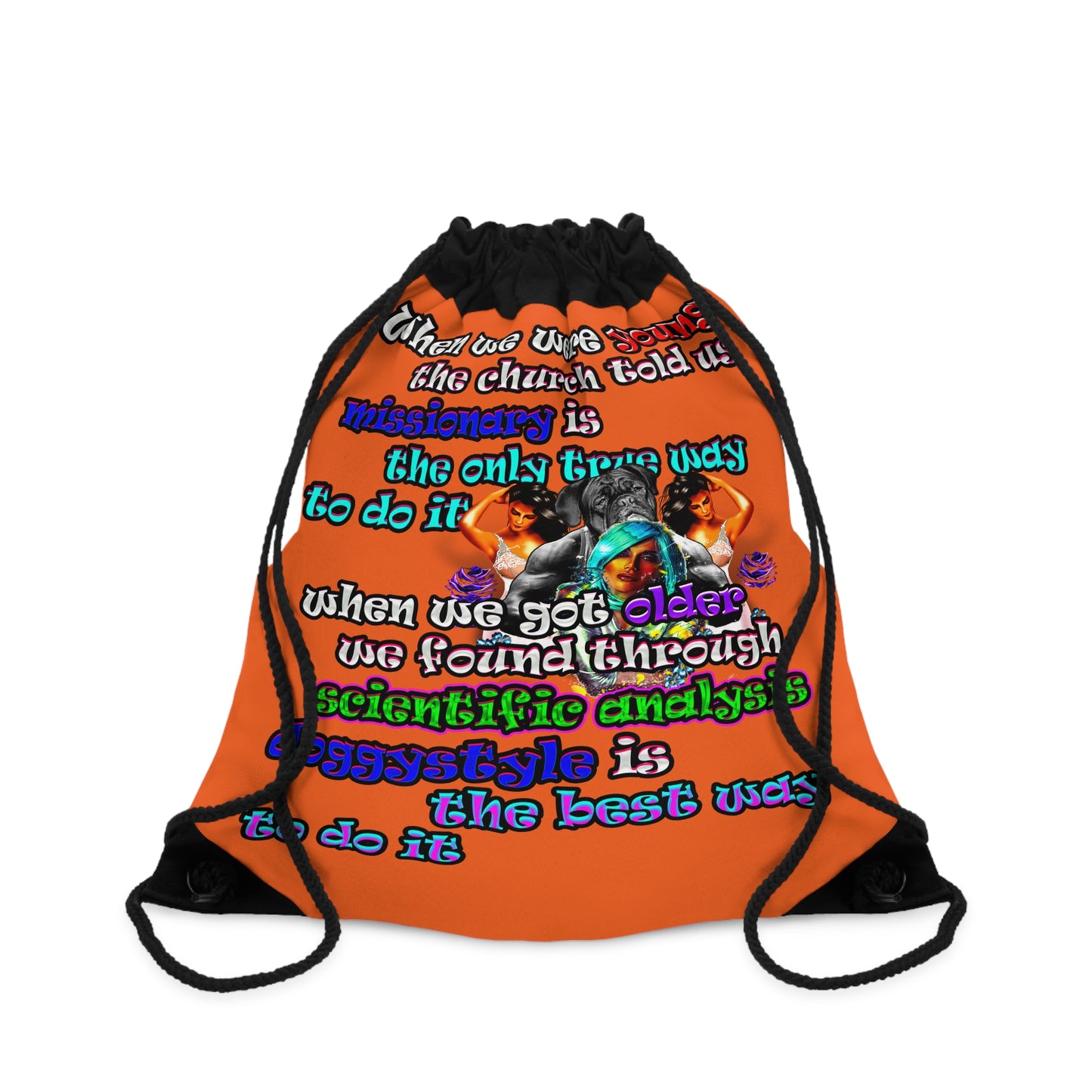 doggystyle - Drawstring Bag (orange)