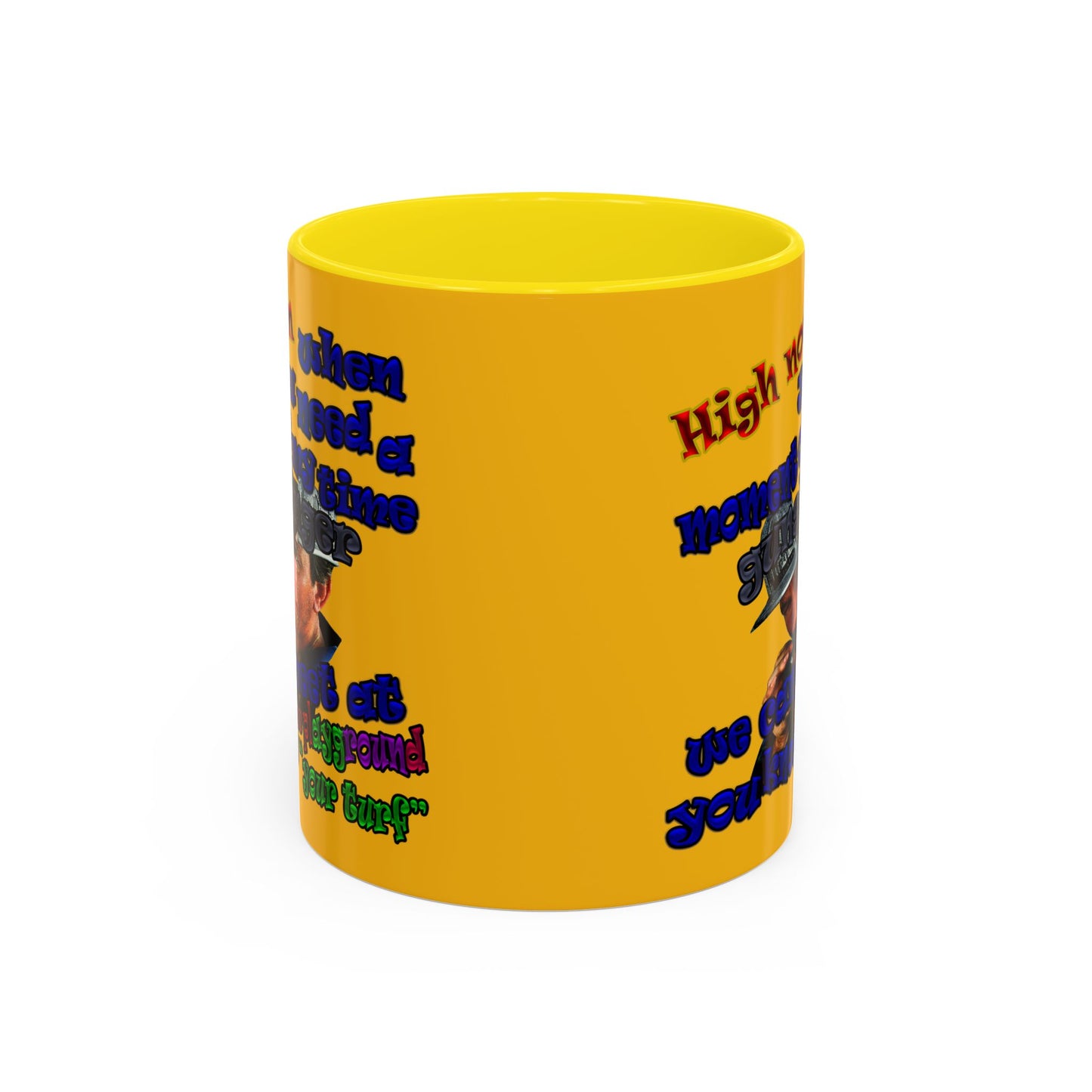high noon - Accent Mug (yellow)
