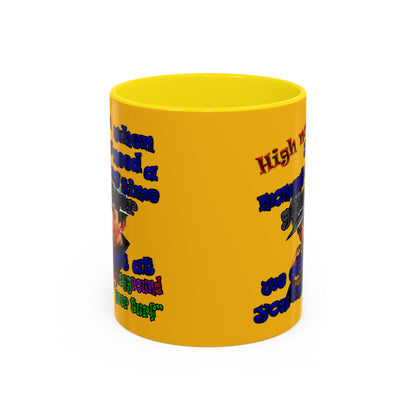 high noon - Accent Mug (yellow)