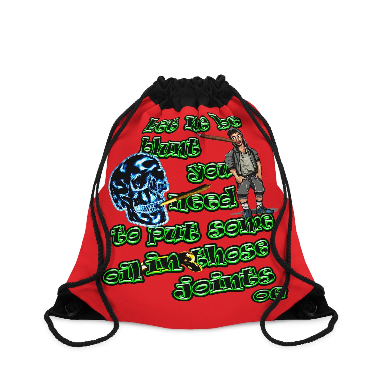 og - Drawstring Bag (red)