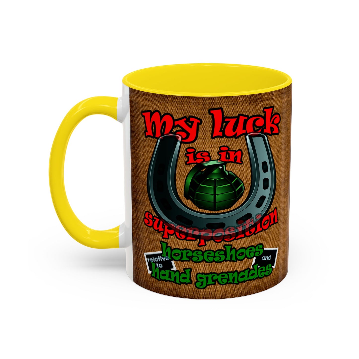 my luck - Accent Mug (brown papyrus)