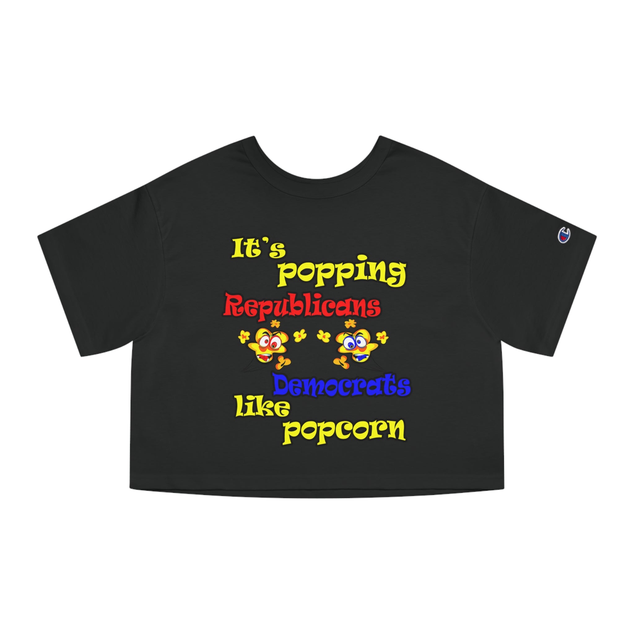 popping like popcorn - Champion Women's Heritage Cropped T-Shirt