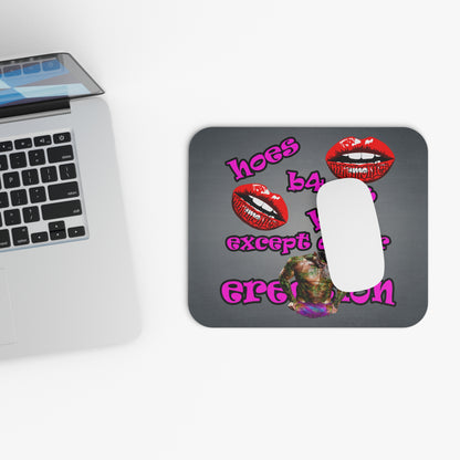 hoes b4 bros - Mouse Pad (Rectangle) (grey-light grey)