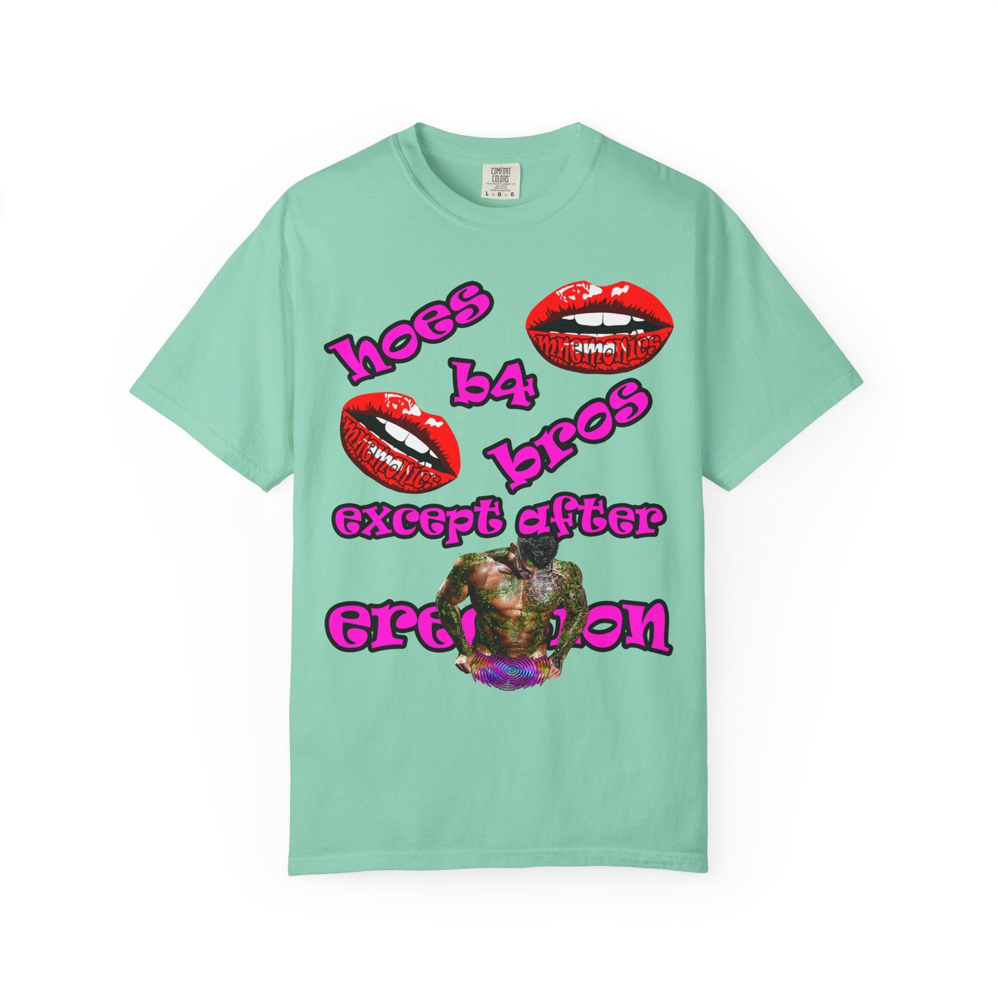 hoes b4 bros - Unisex Garment-Dyed T-shirt