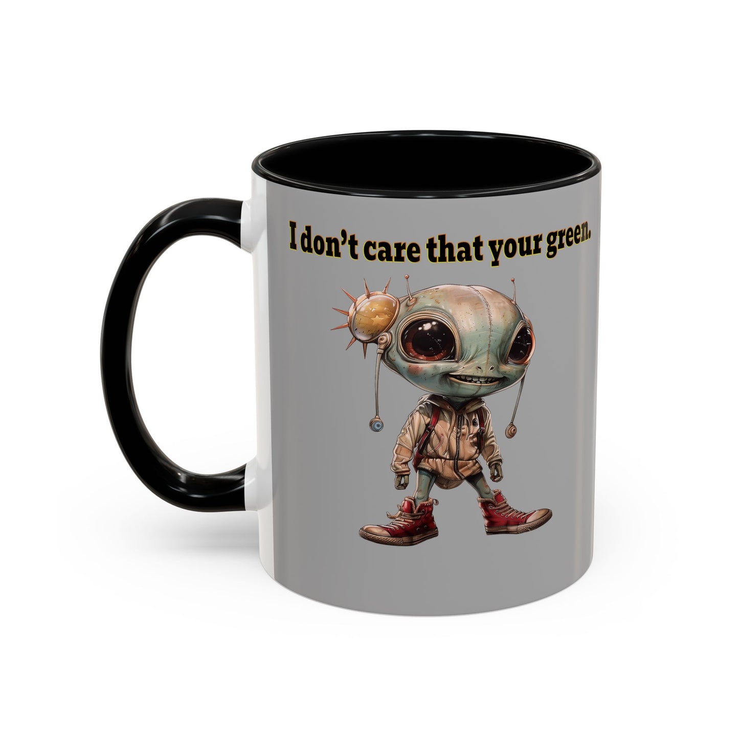 I don't care that your grey - Accent Mug (light grey)