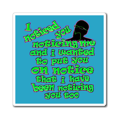 noticed you noticing - Magnets - (turquoise)