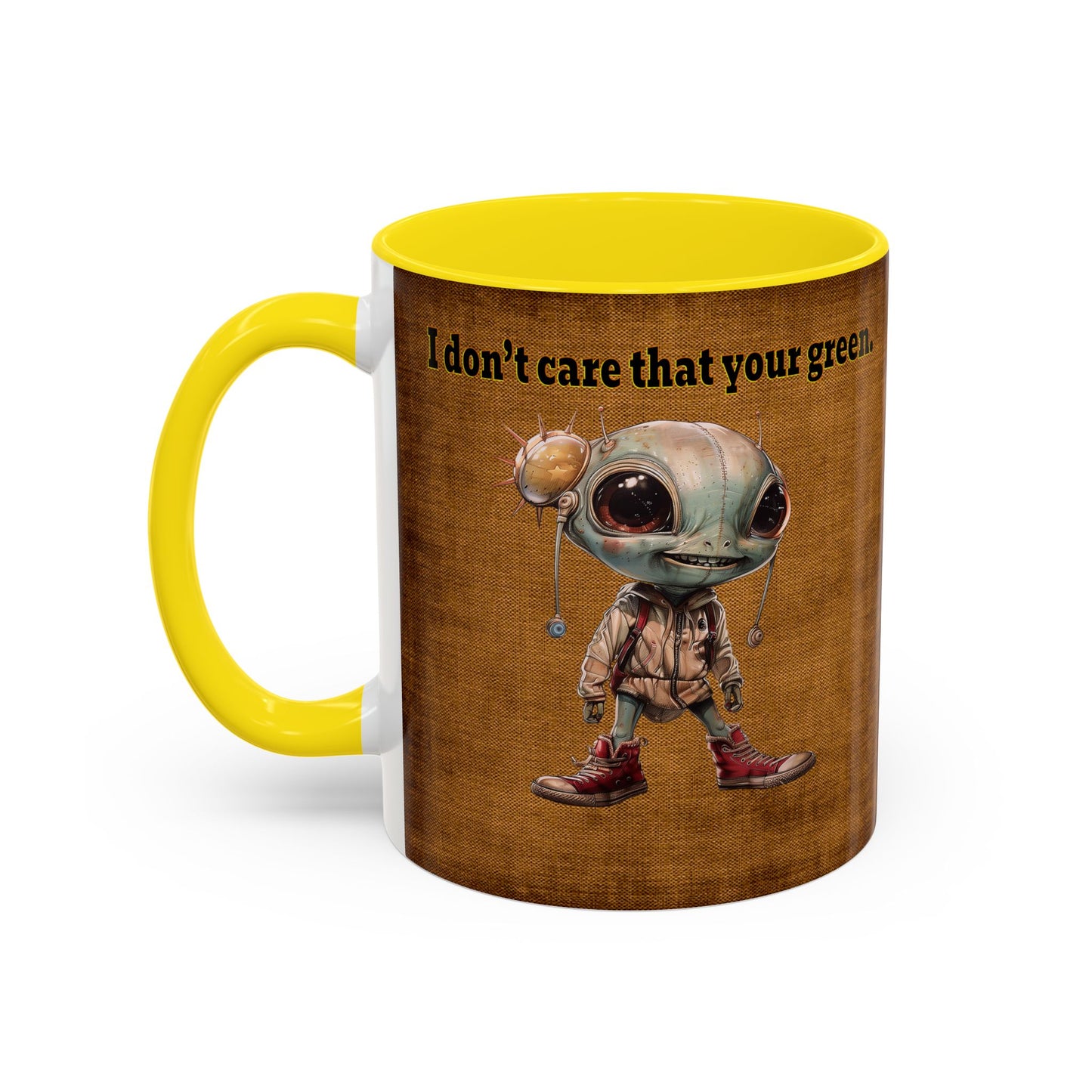 I don't care that your grey - Accent Mug (brown papyrus)