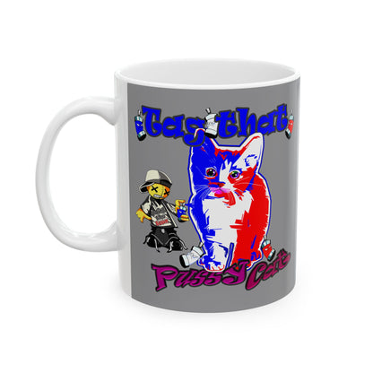 tag that - White Mug (grey)