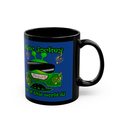 disc jockey - Black Mug (dark blue)
