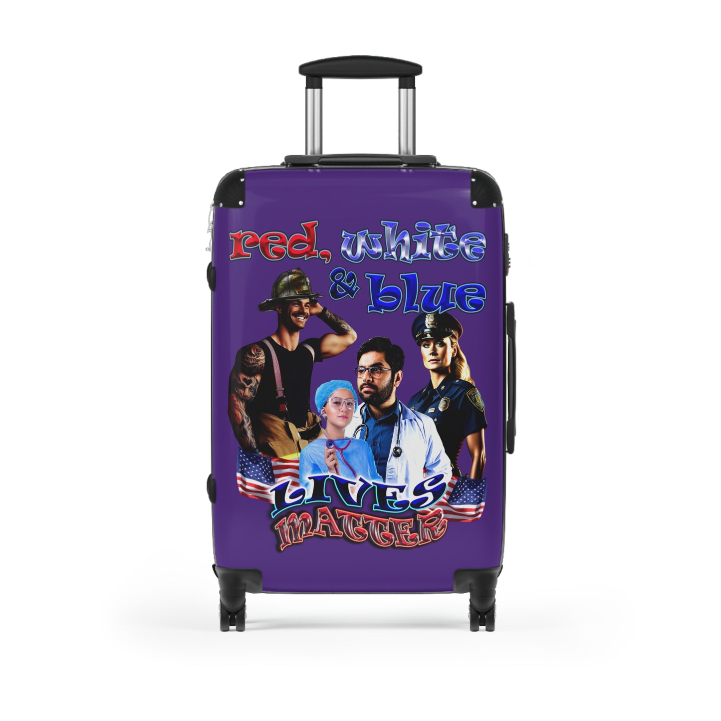 rw&b lives matter - Suitcase (purple)