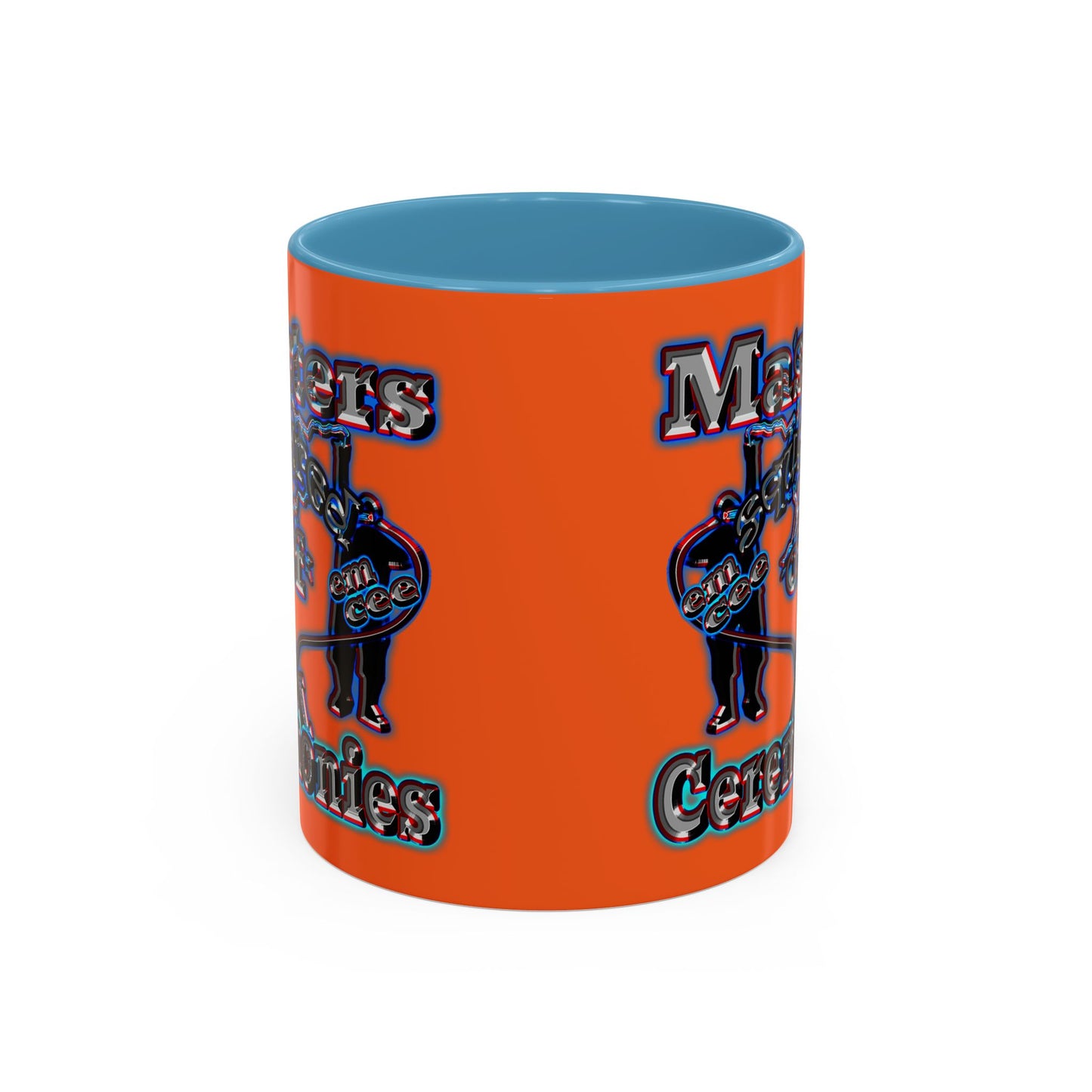em cee squared - Accent Mug (orange)