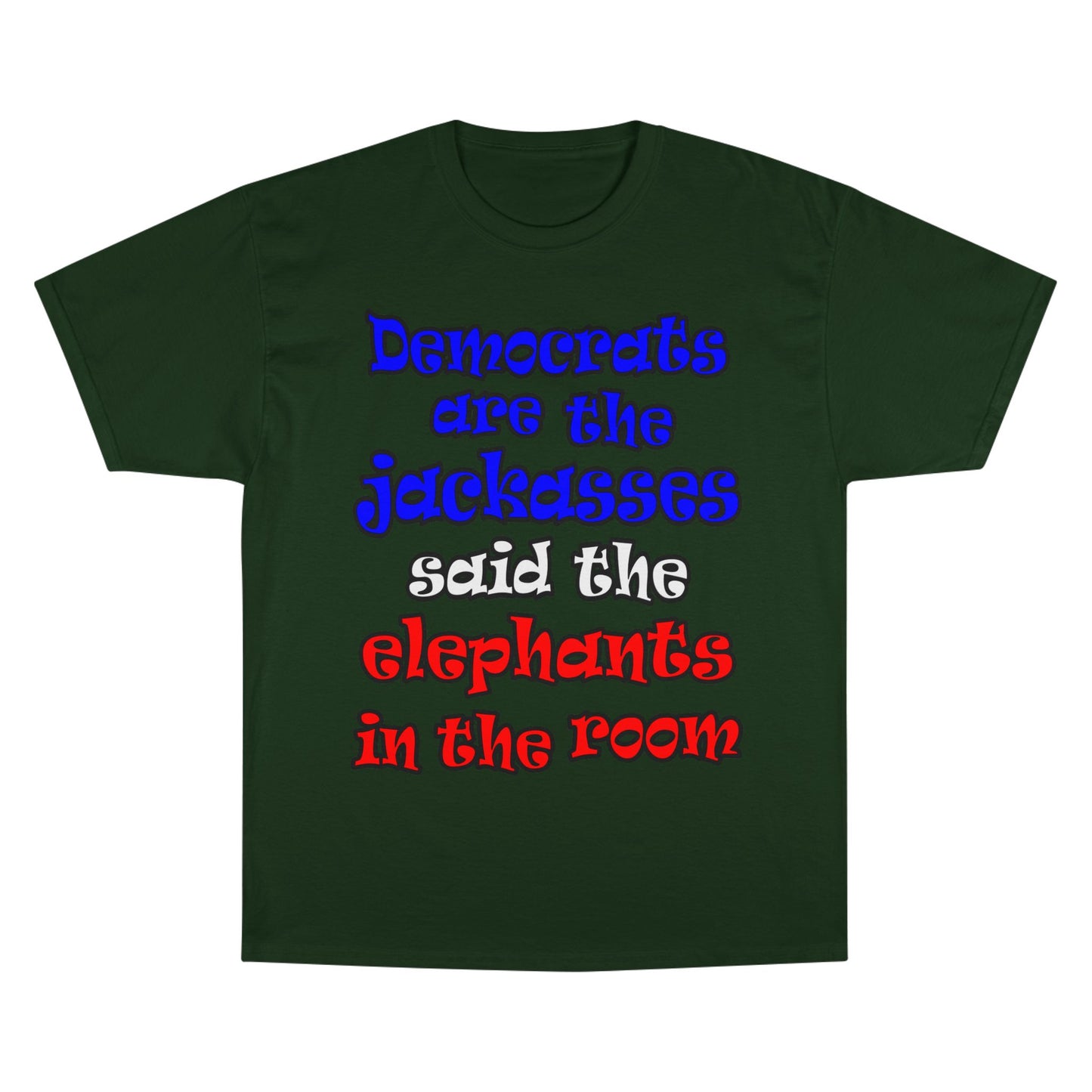 donkeys and elephants - Champion T-Shirt