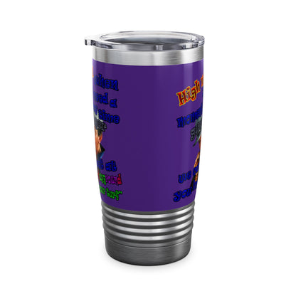 high noon - Ringneck Tumbler, 20oz (purple)