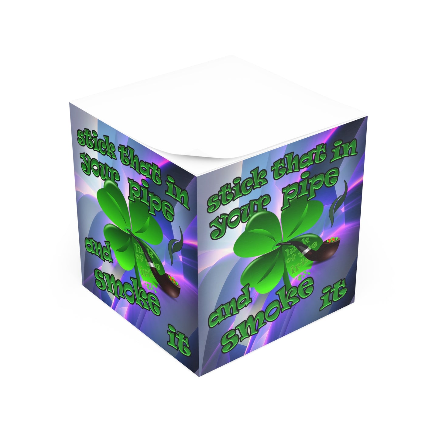 stick that in your pipe and smoke it - note cube (grey-pink wave)