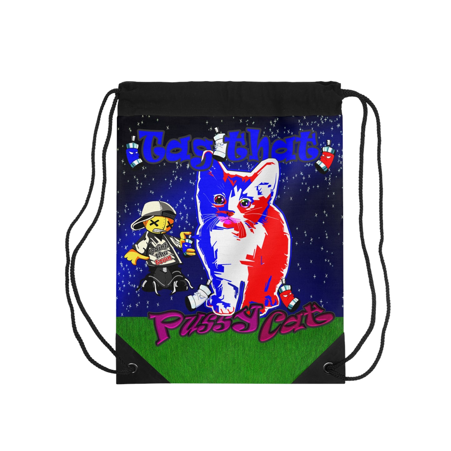 tag that - Drawstring Bag ('snoops' background)