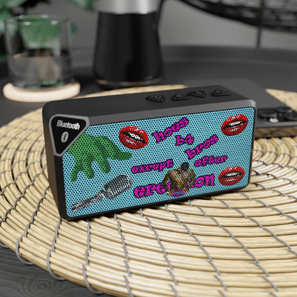 hoes b4 bros - Jabba Bluetooth Speaker (faded blue)