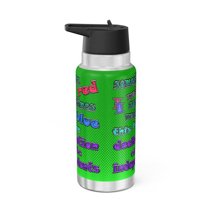 declaration of the independents - Gator Tumbler, 32oz  (logo green)
