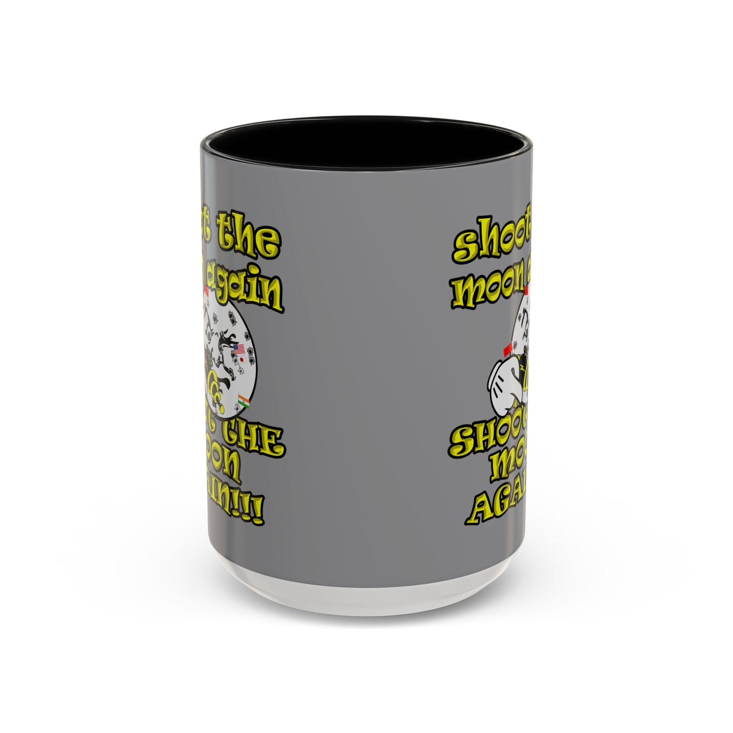 shoot the moon again - Accent Mug (grey)