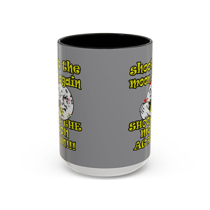 shoot the moon again - Accent Mug (grey)