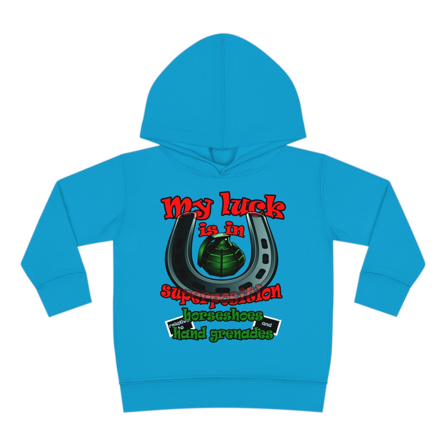 my luck - Toddler Pullover Fleece Hoodie
