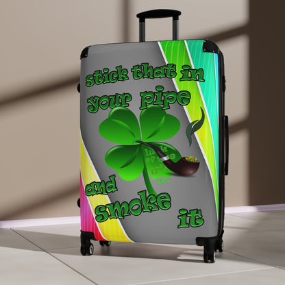 stick that in your pipe and smoke it - Suitcase (rainbow split)