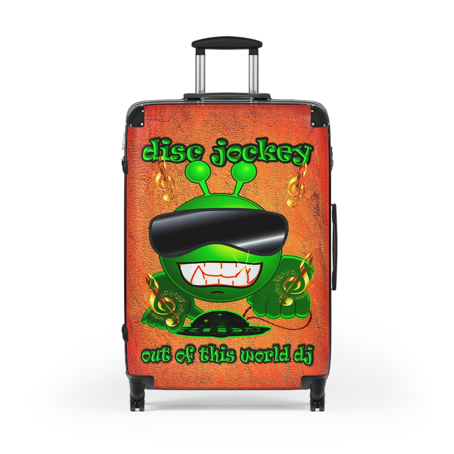 disc jockey - Suitcase (burnt orange)