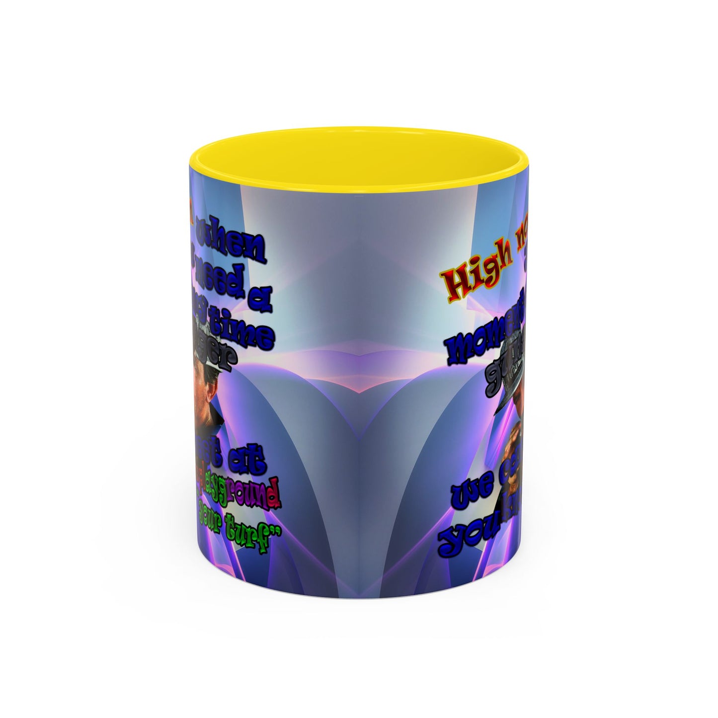 high noon - Accent Mug (grey-pink wave)