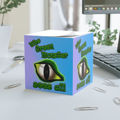 green monster - note cube (light blue-purple wave)