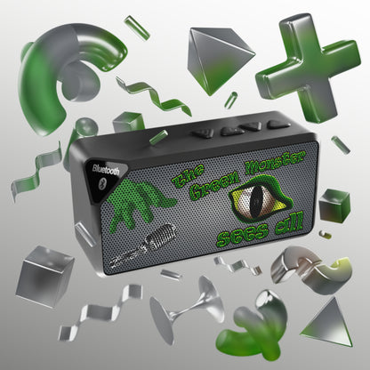 green monster - Jabba Bluetooth Speaker (grey-light grey)