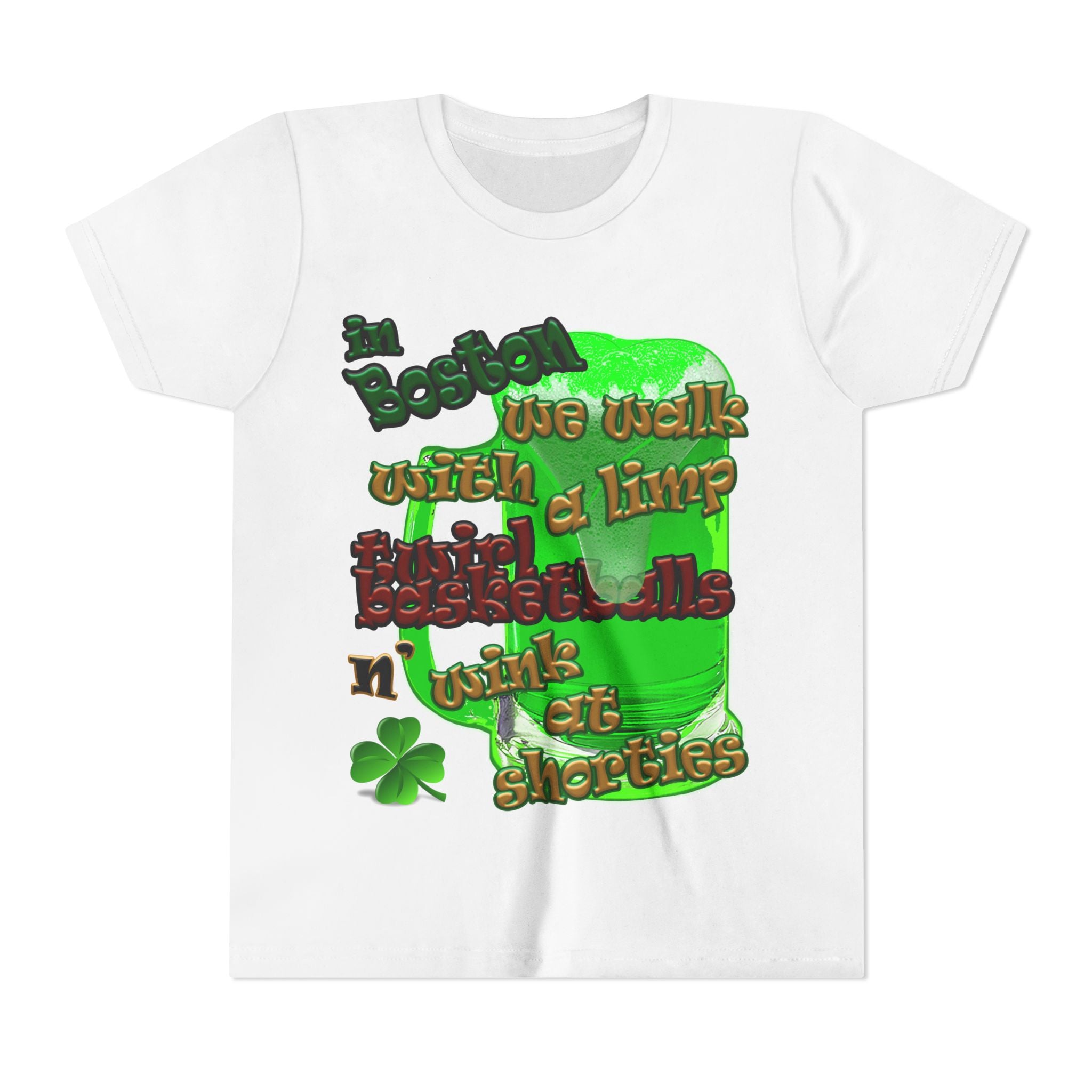 celtics logo - Youth Short Sleeve Tee