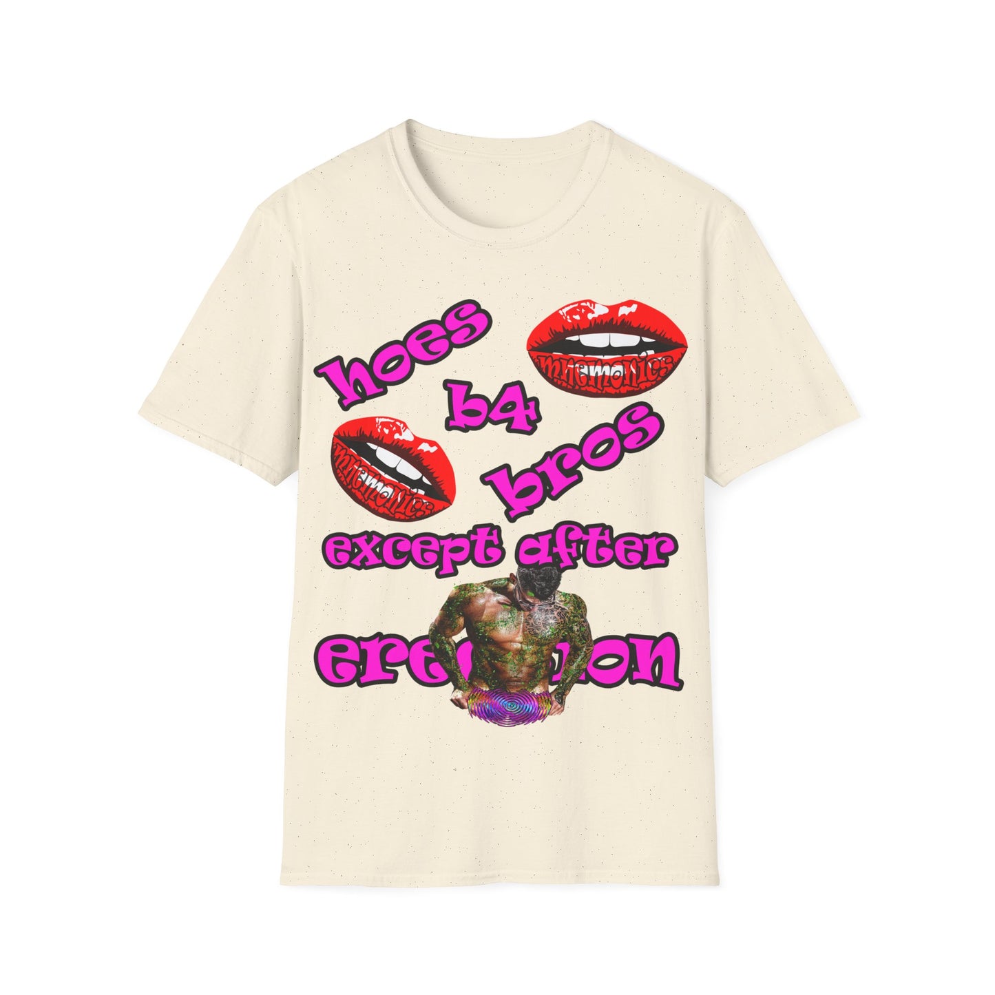 hoes b4 bros - Unisex Softstyle T-Shirt