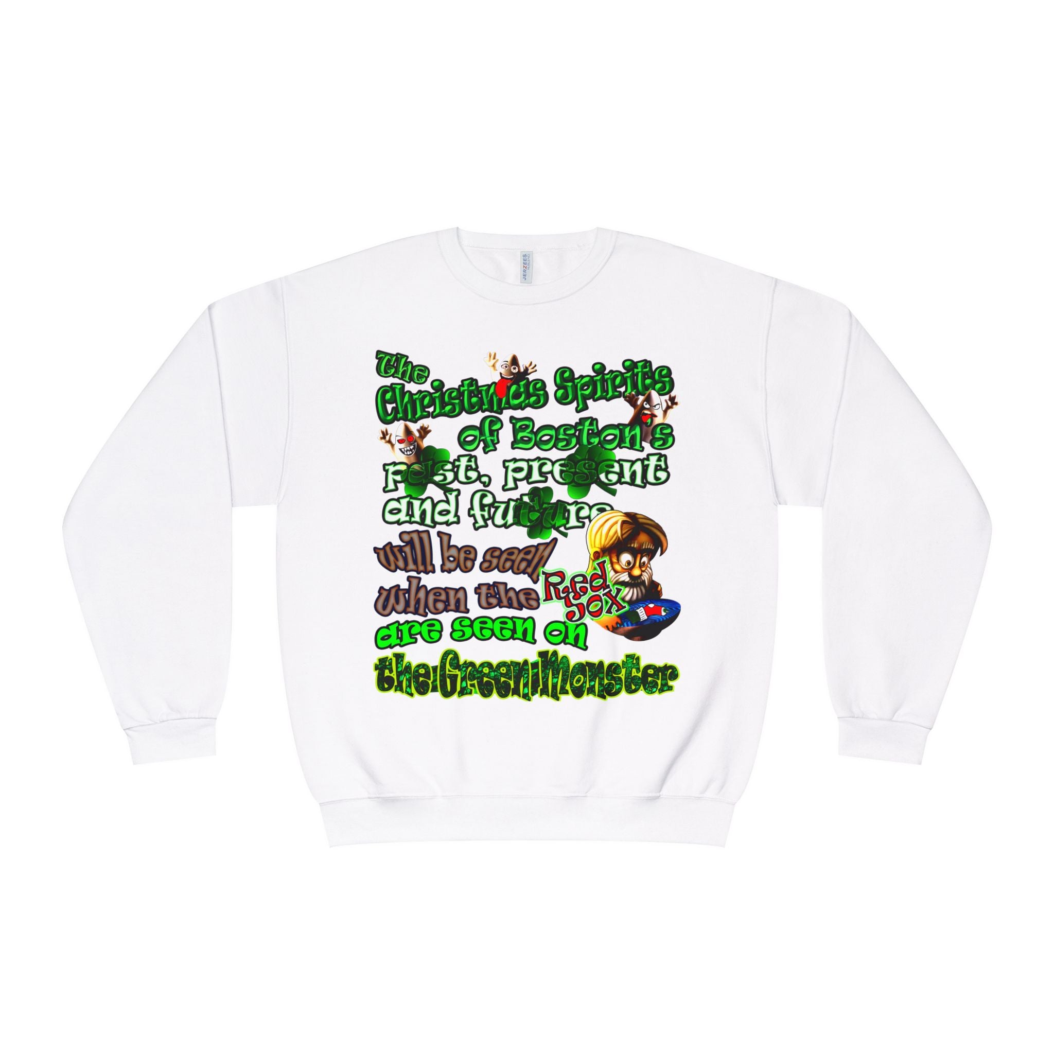 christmas spirits of boston - Unisex NuBlend® Crewneck Sweatshirt