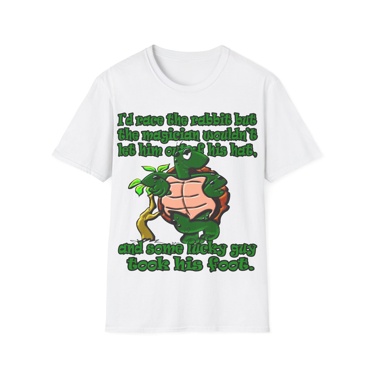 turtle race - Unisex Softstyle T-Shirt