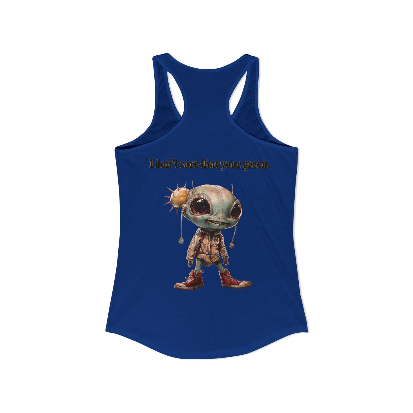 I don't care that your grey - Women's Ideal Racerback Tank