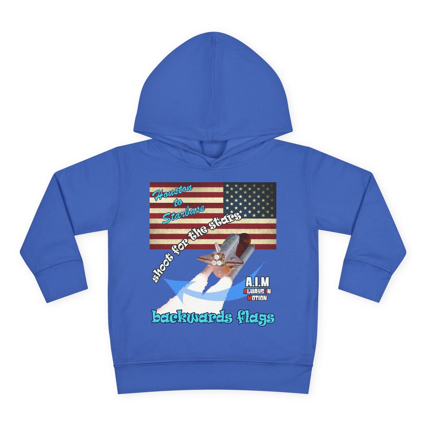 shoot for the stars - Toddler Pullover Fleece Hoodie