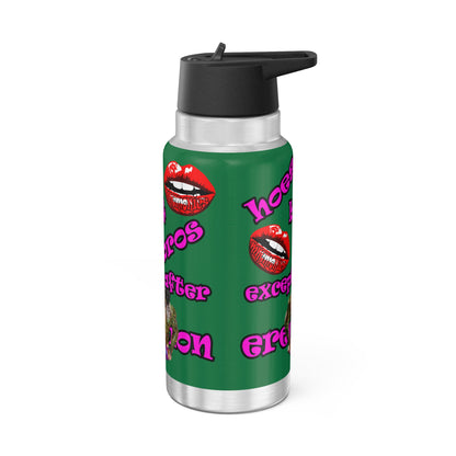 hoes b4 bros - Gator Tumbler, 32oz (dark green)