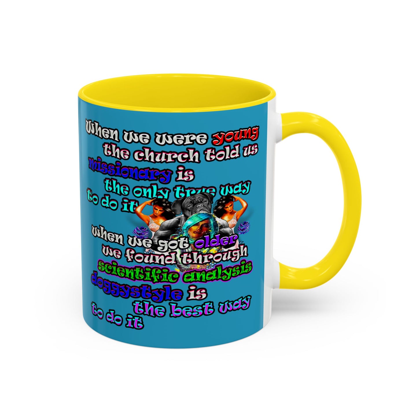 doggystyle - Accent Mug (turquoise)