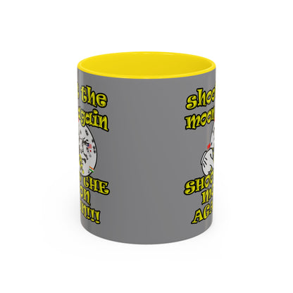shoot the moon again - Accent Mug (grey)