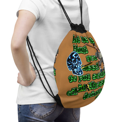 og - Drawstring Bag (light brown)