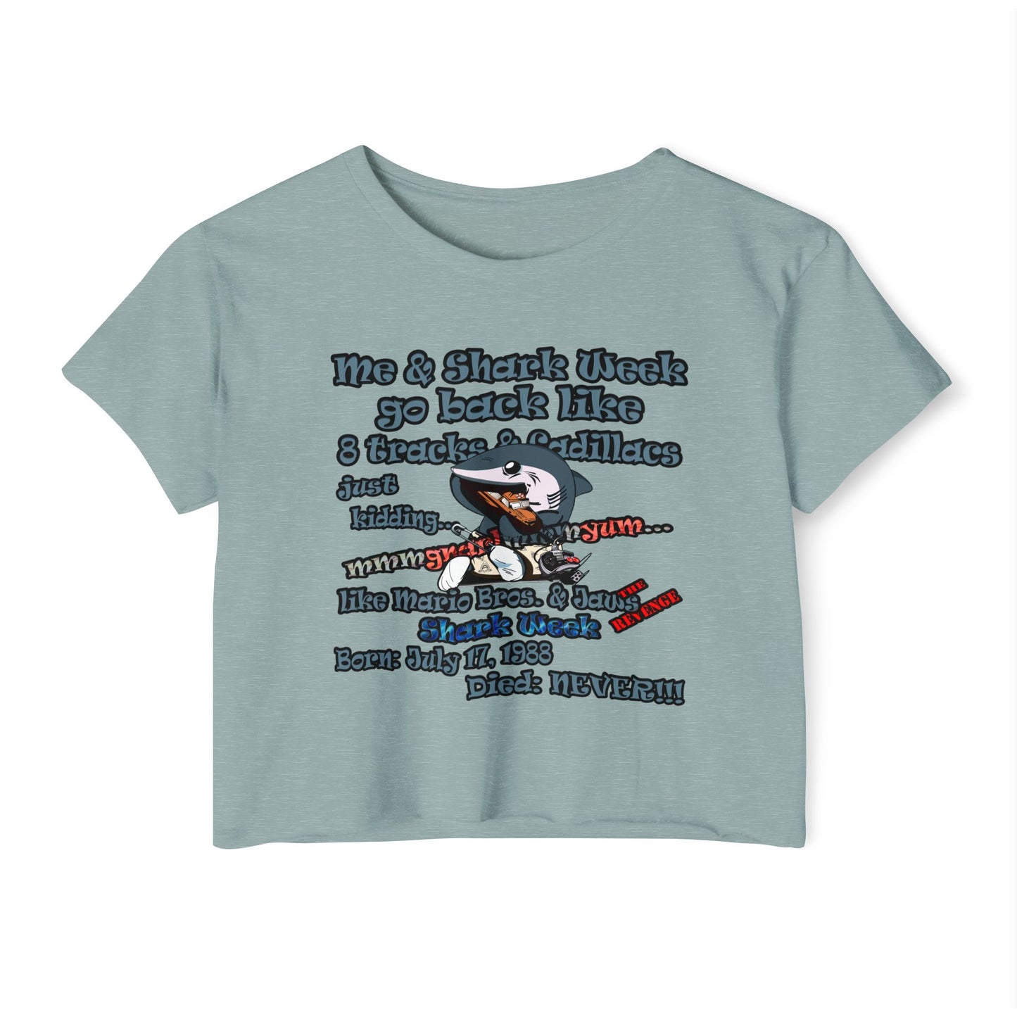 shark week - Women's Festival Crop Top