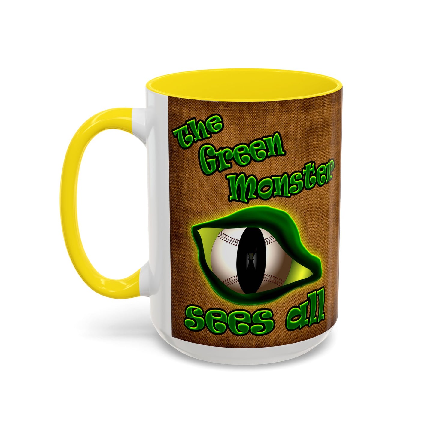 green monster - Accent Mug (brown papyrus)