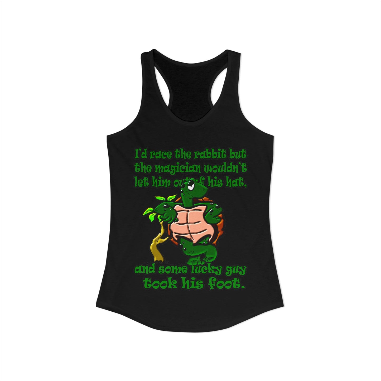 turtle race - Women's Ideal Racerback Tank