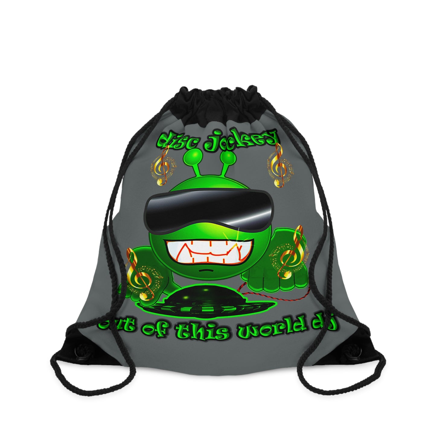 disc jockey - Drawstring Bag (dark grey)