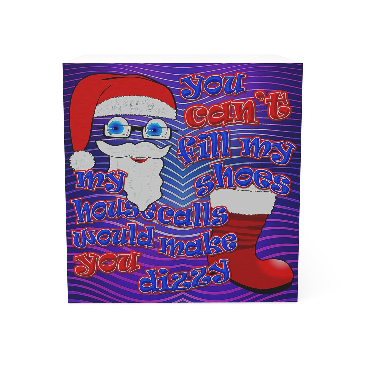 santa's shoes - note cube (purple wave)