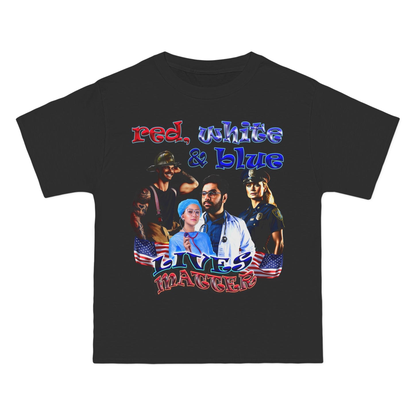 rw&b lives matter - Beefy-T®  Short-Sleeve T-Shirt