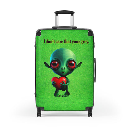 I don't care that your grey - Suitcase (green turf)